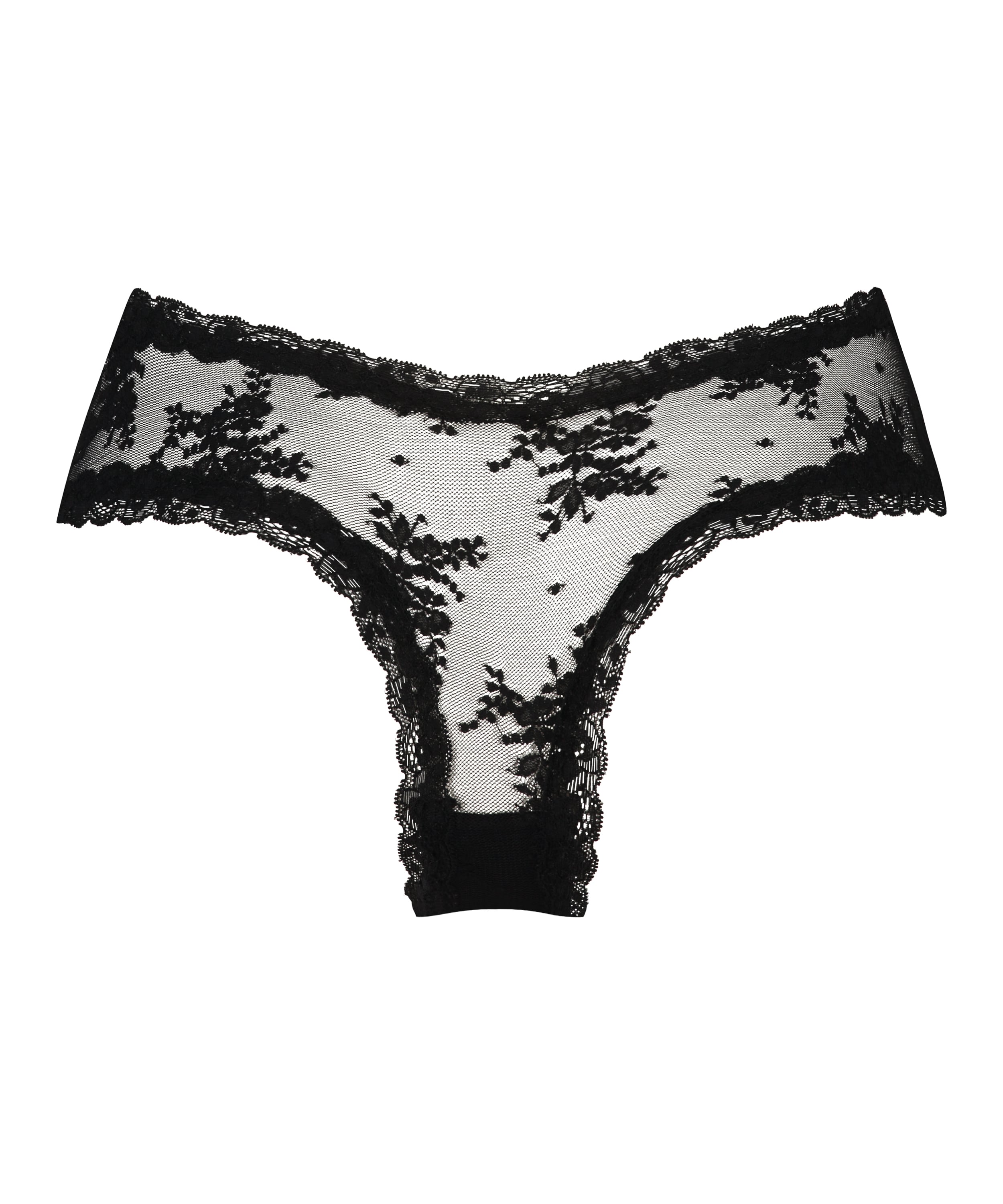 Brazyliany V-shape Mesh, Czarny, main