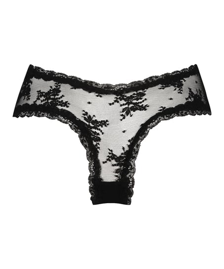 Brazyliany V-shape Mesh, Czarny