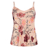 Satin Kiku cami top, R&oacute;żowy