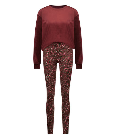 Piżama z torbą, Fioletowy