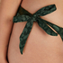 Brazyliany bikini w panterkę, Zielony