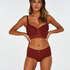 Padded Longline Underwired Bra Winnie I AM, Czerwony