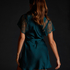 Satynowe kimono Coco, Zielony