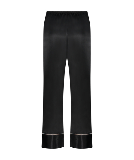 Spodnie z satyny, Czarny