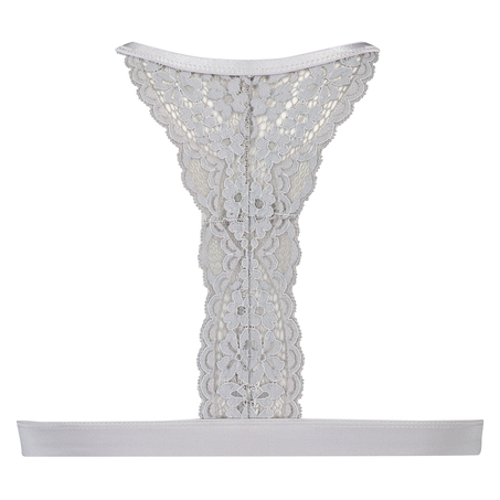 Marina Padded Triangle Bralette, Szary