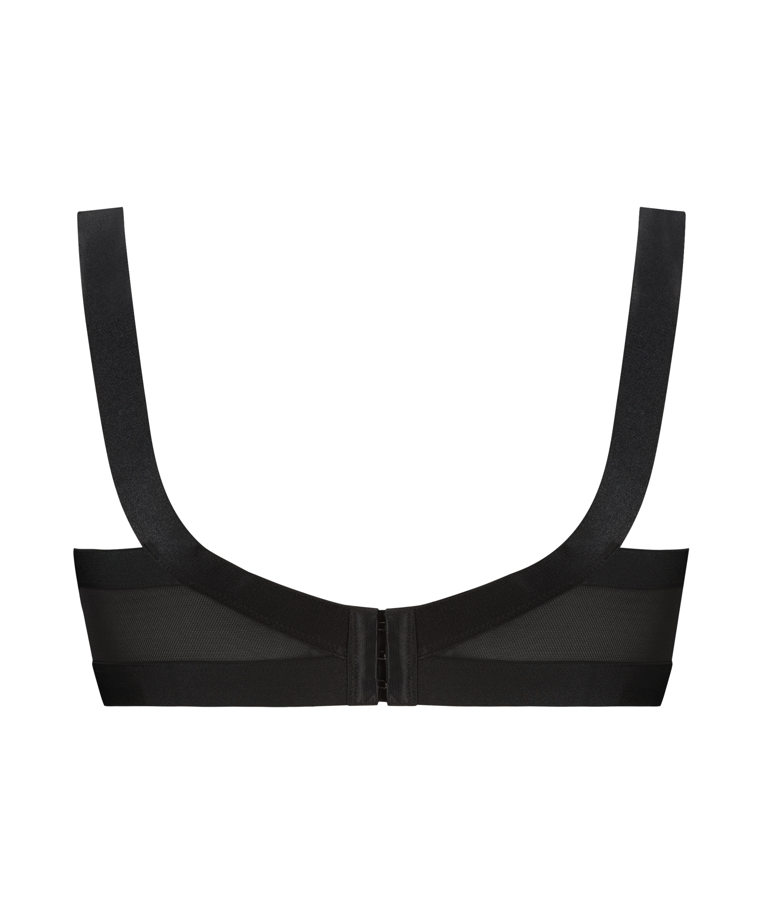 Nieusztywniany biustonosz z fiszbinami Donna Sparkle, Czarny, main