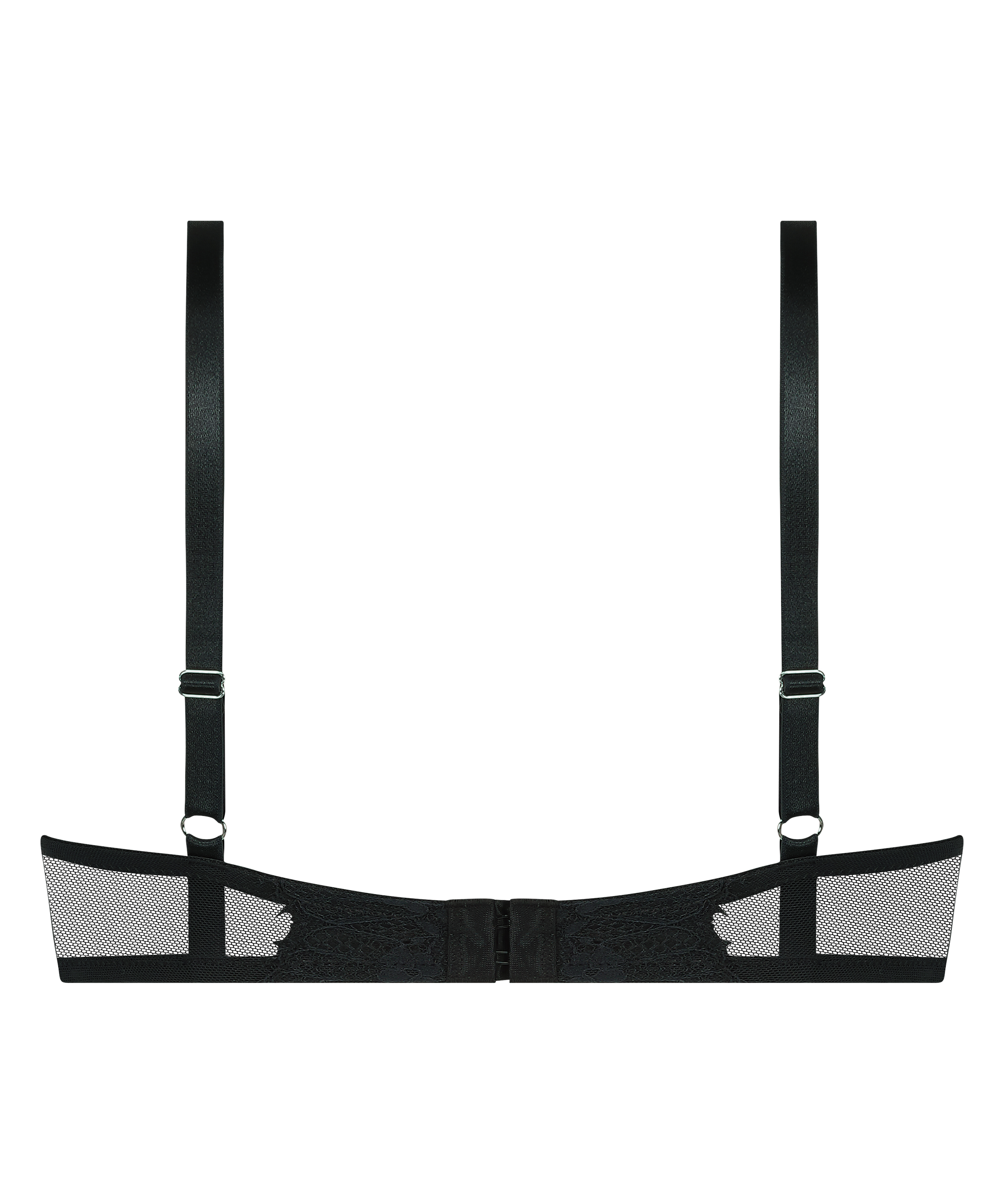 Usztywniony biustonosz bez fiszbinów Daphne, Czarny, main