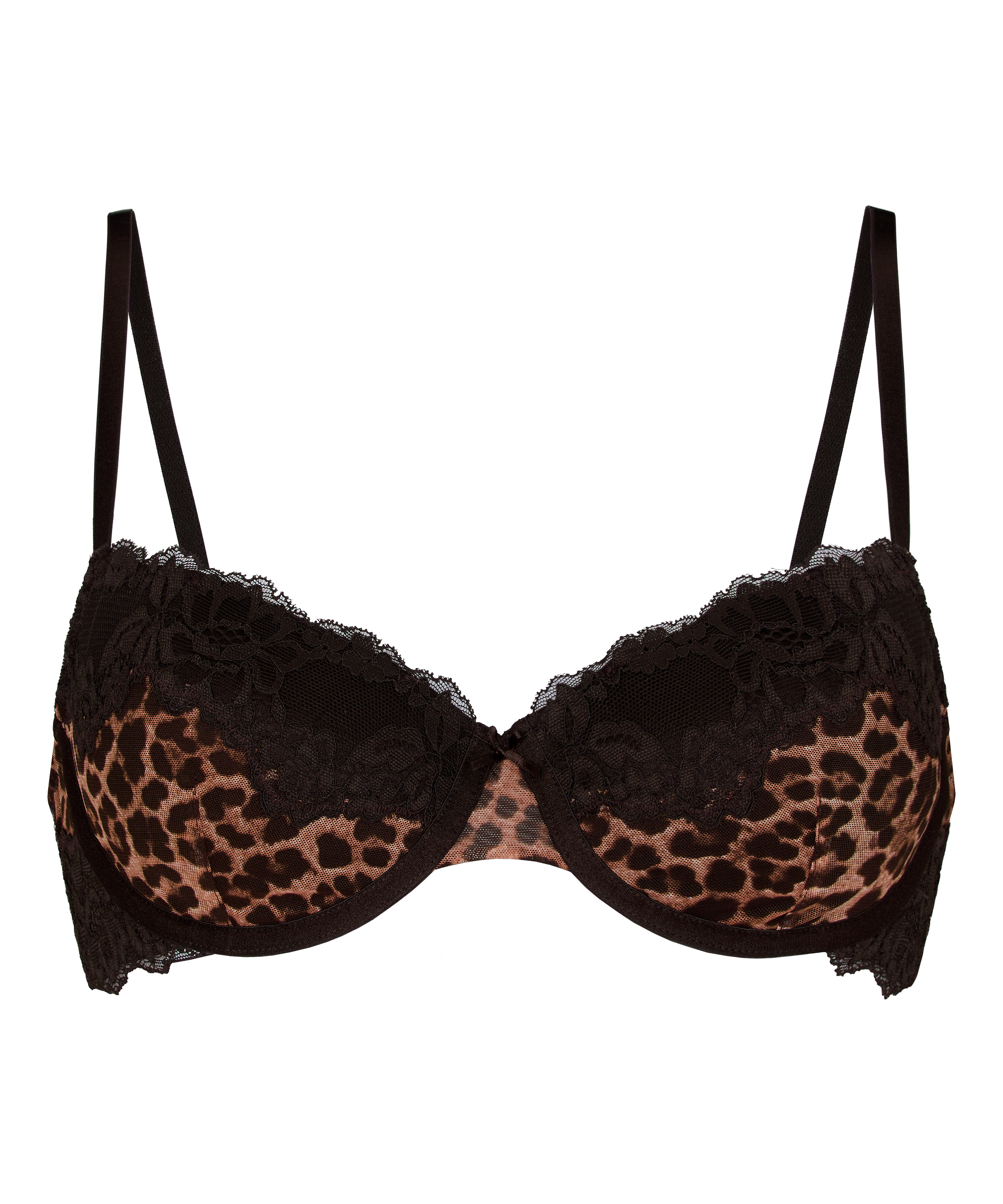 High Waisted Brazilian Gabrielle, Czarny, main