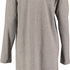 Nightshirt round neck long sleeves, Szary