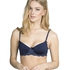 Padded underwired bra Lily Sweetheart, Niebieski