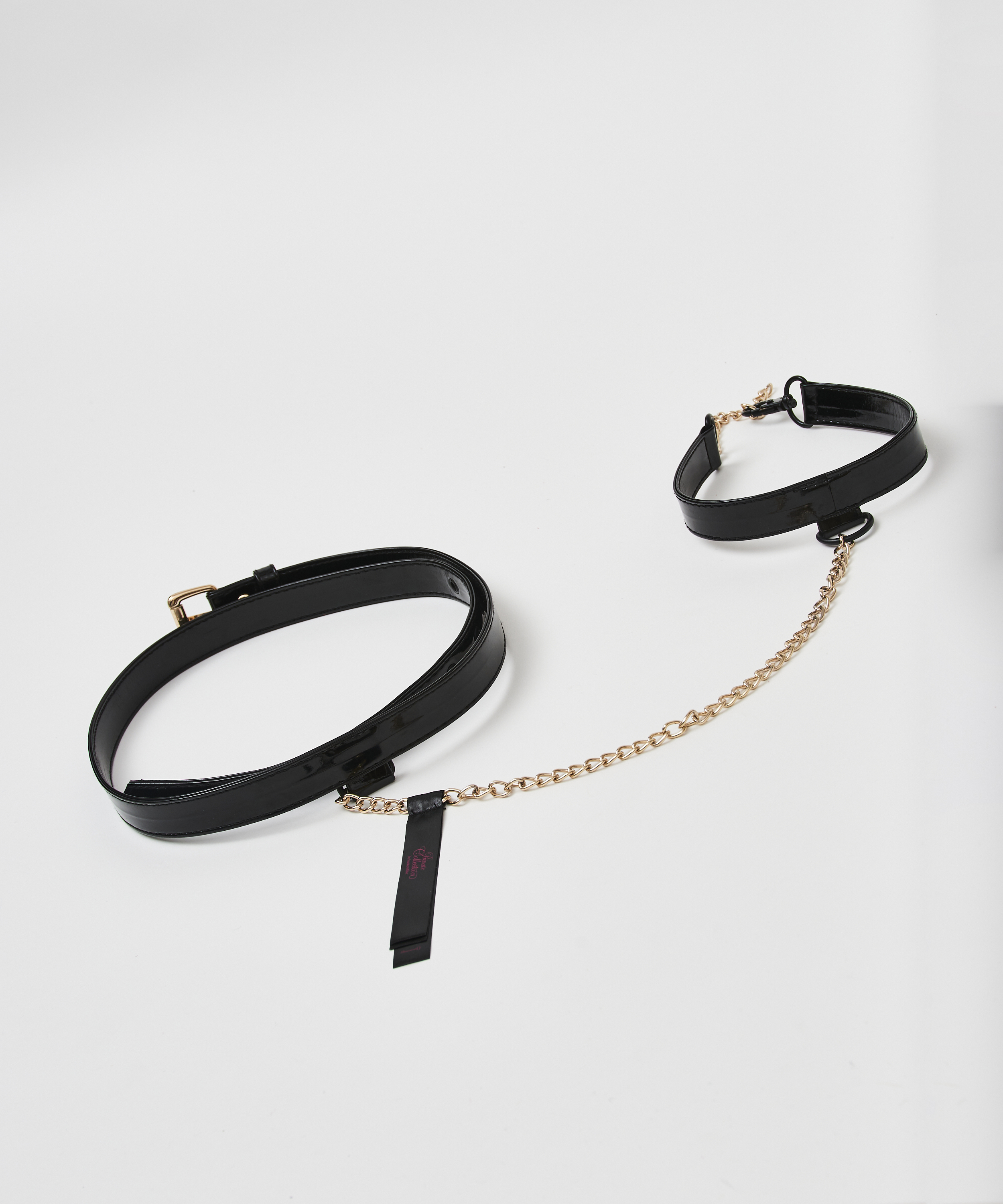 Private Body Harness Choker, Czarny, main