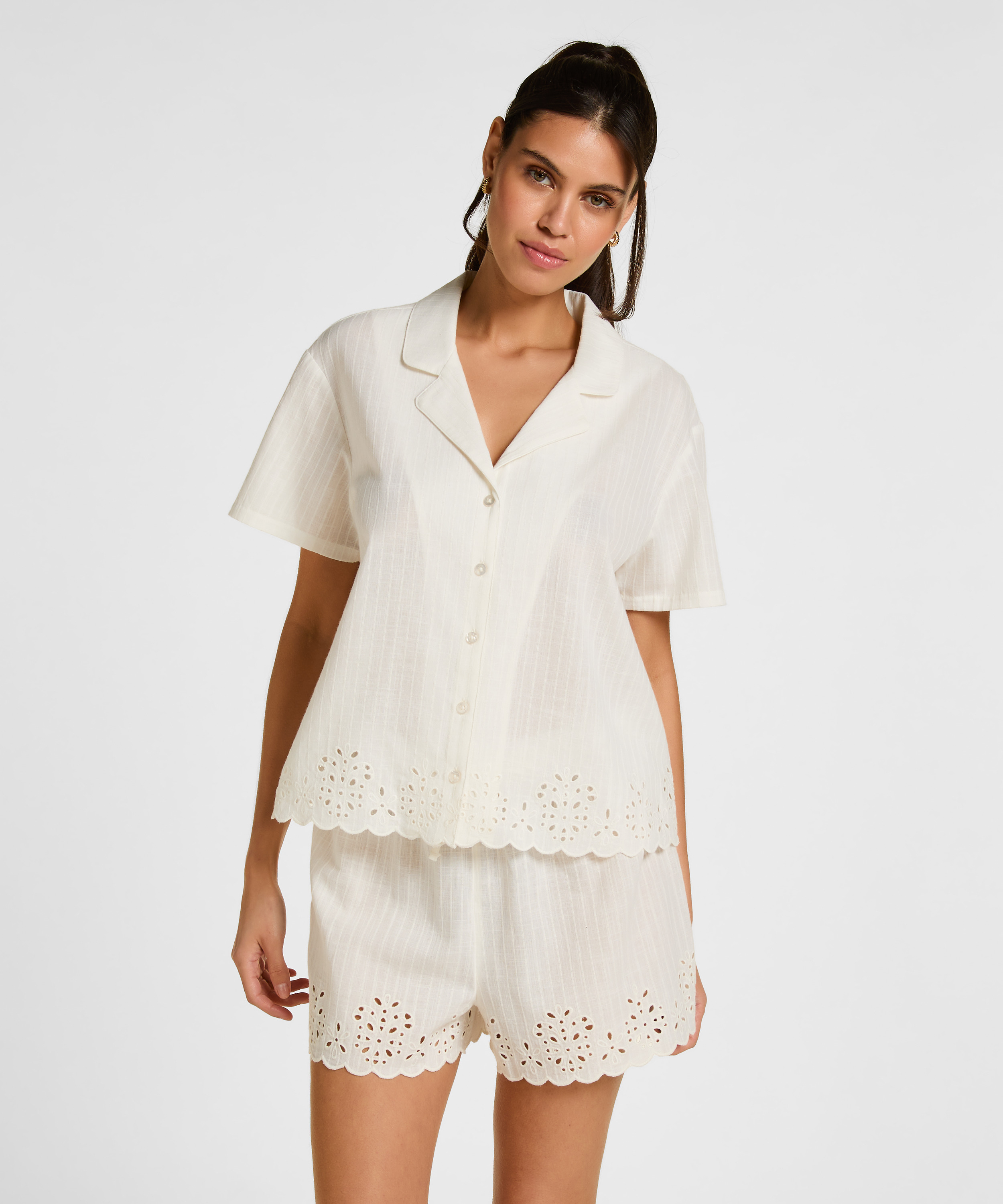 Short Scallop, Biały, main