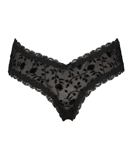Brazyliany V-shape Mesh, Czarny