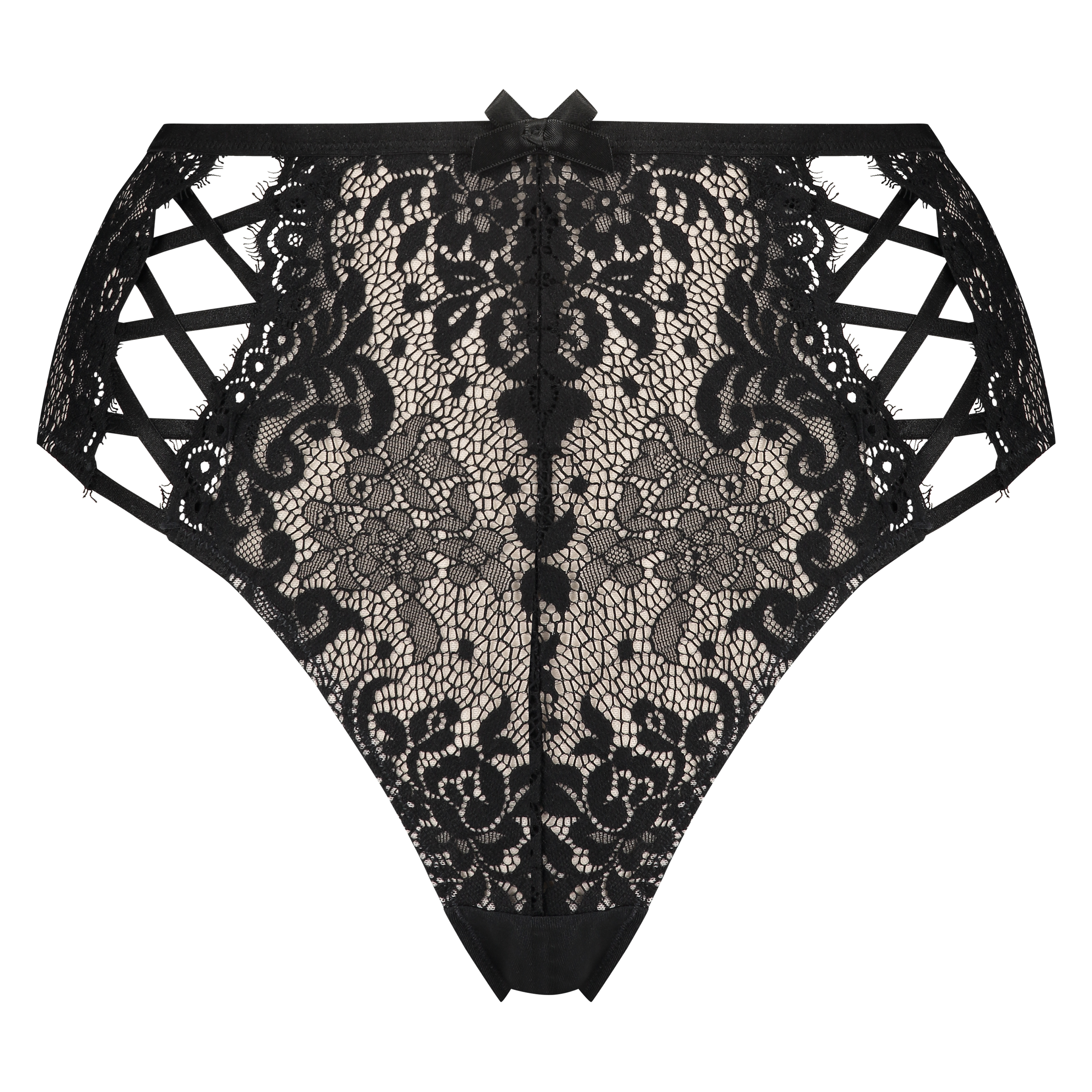 Cardi high Brazilian, Czarny, main