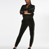 HKMX Velvet Sports Pants, Czarny