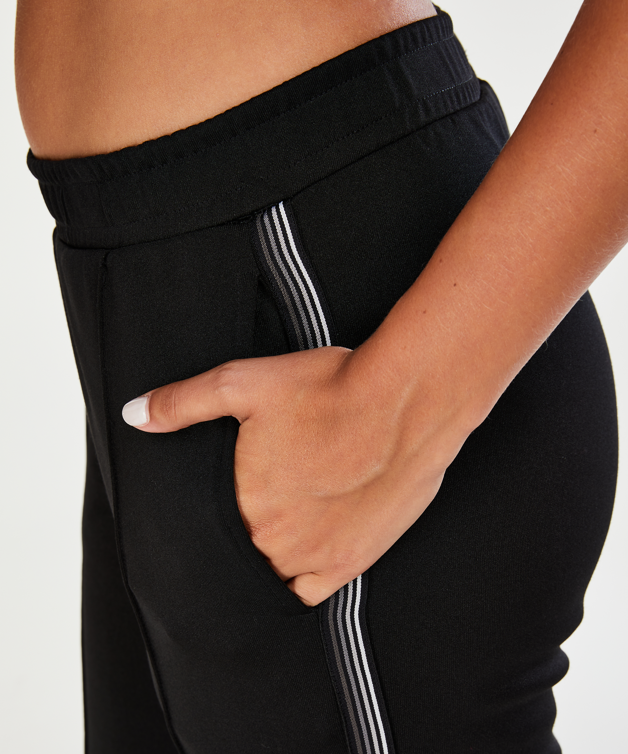 HKMX Track Suit Pants, Czarny, main