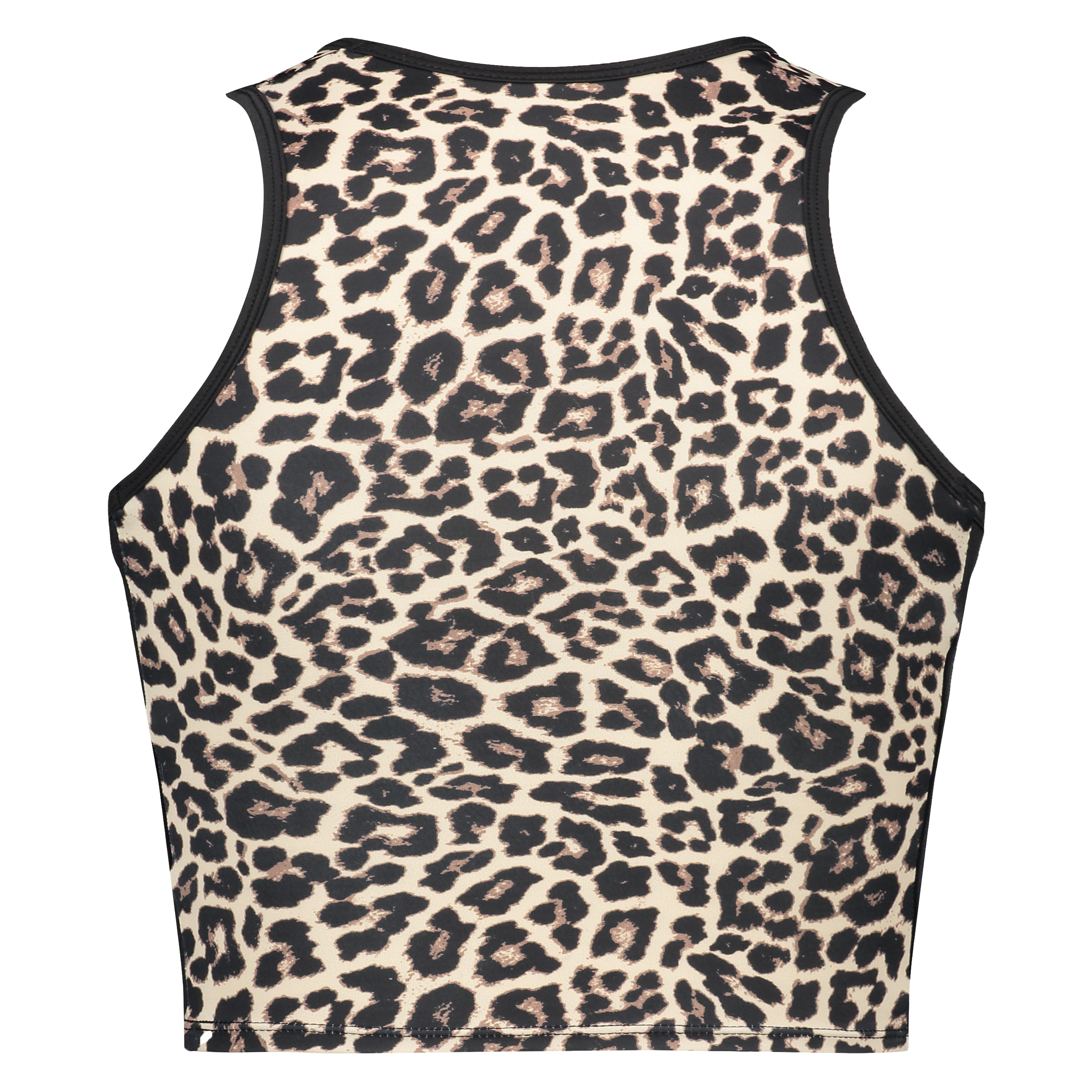 HKMX Leopard Sports cropped tanktop, Szary, main