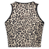 HKMX Leopard Sports cropped tanktop, Szary
