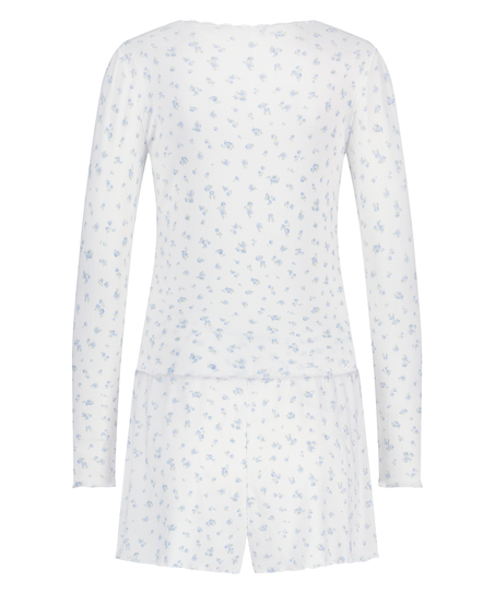 Piżama Rib, Niebieski