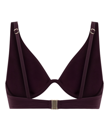 Neoprenowy top od bikini, Fioletowy