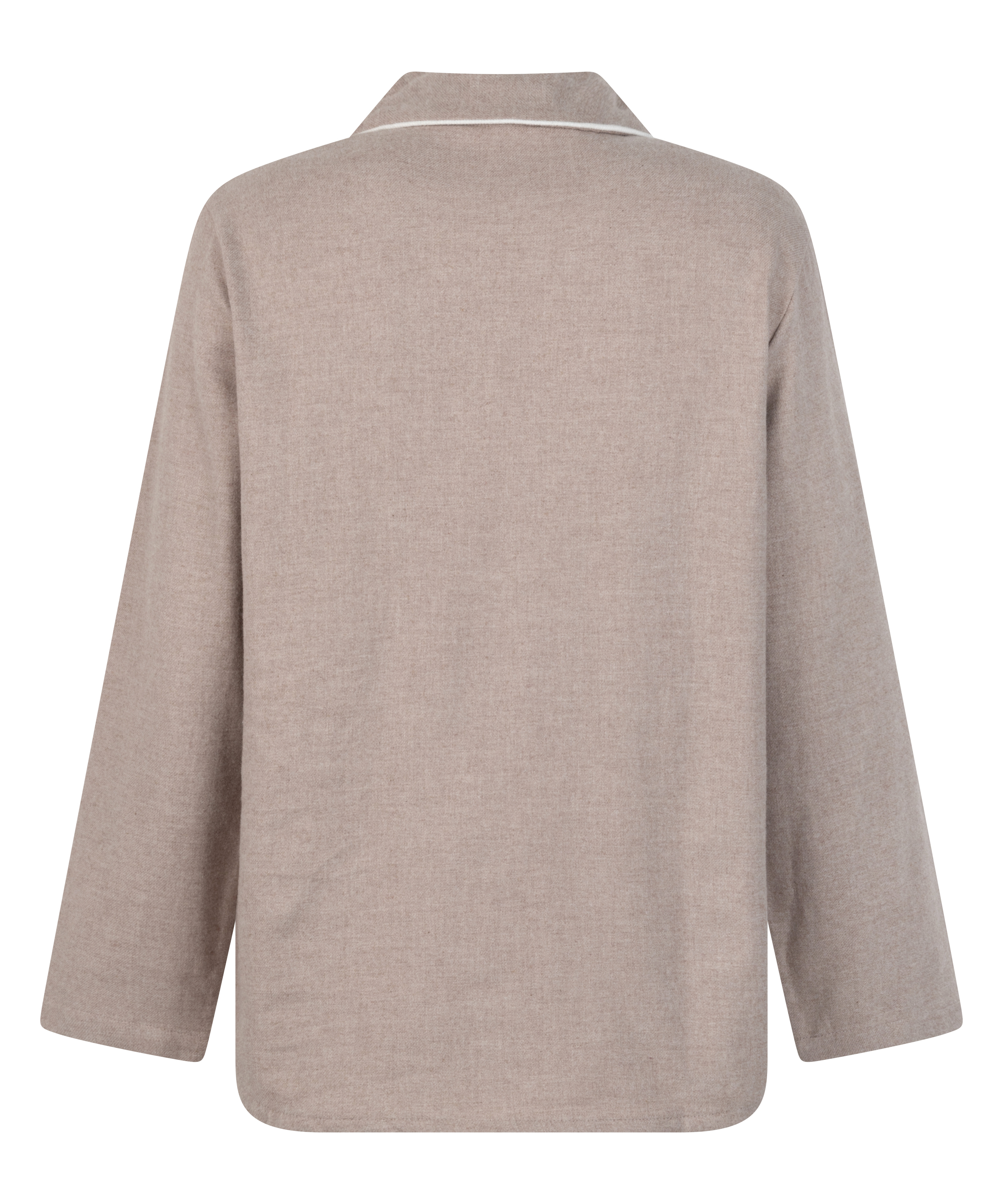 Top piżamowy Flanel Essentials, Beżowy, main