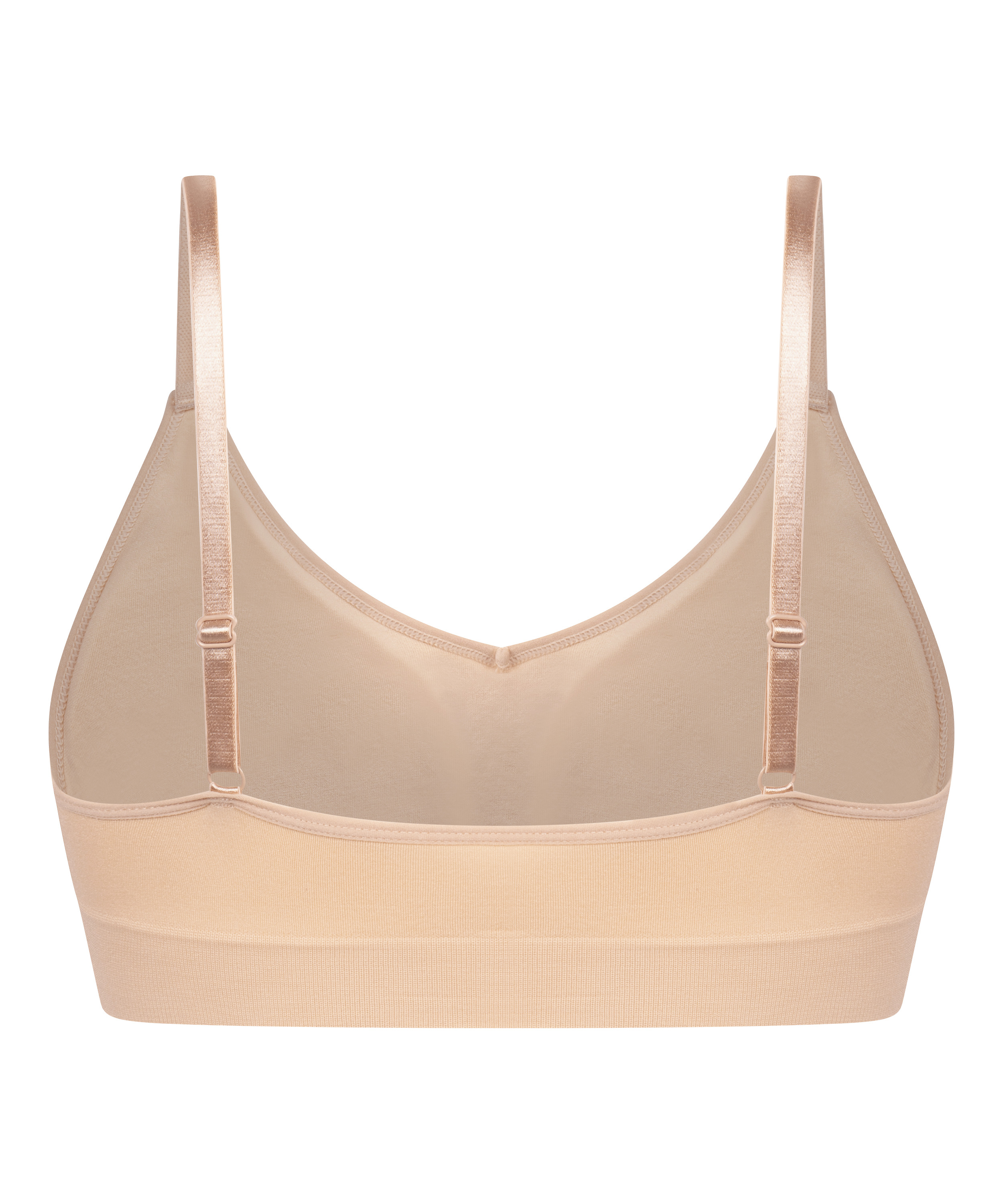 Tr&oacute;jkątny biustonosz bralette Dide, Beżowy, main