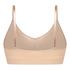 Tr&oacute;jkątny biustonosz bralette Dide, Beżowy