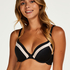 Nikki padded underwired bra, Czarny