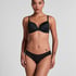 Brazyliany Invisible Stripe Mesh, Czarny