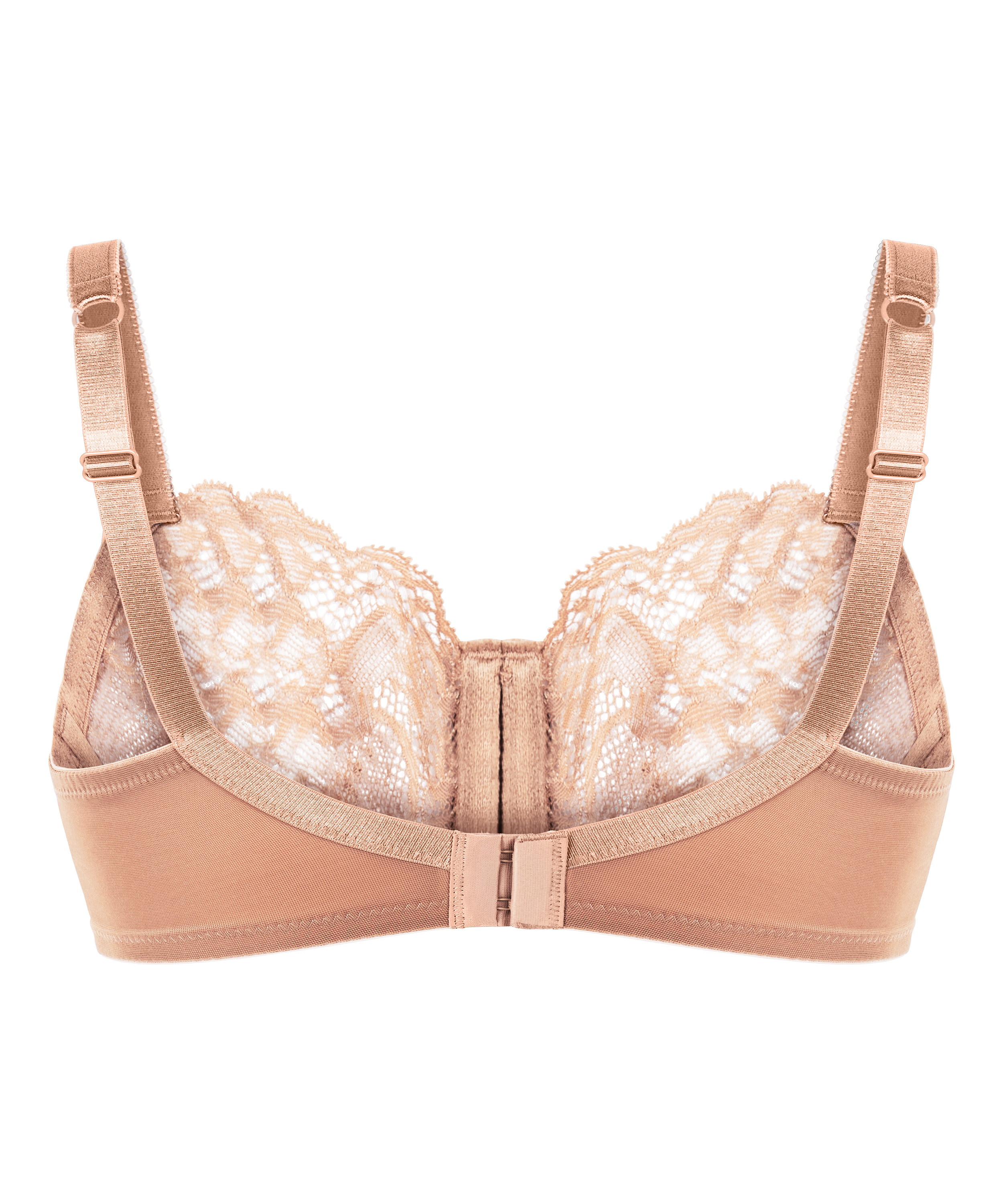 Biustonosz nieusztywniany z fiszbinami Sophie, Brązowy, main