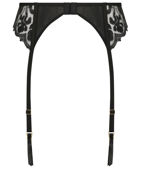 Pasy do pończoch Mila, Czarny