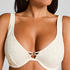 Szydełkowy top bikini Crochet, Biały