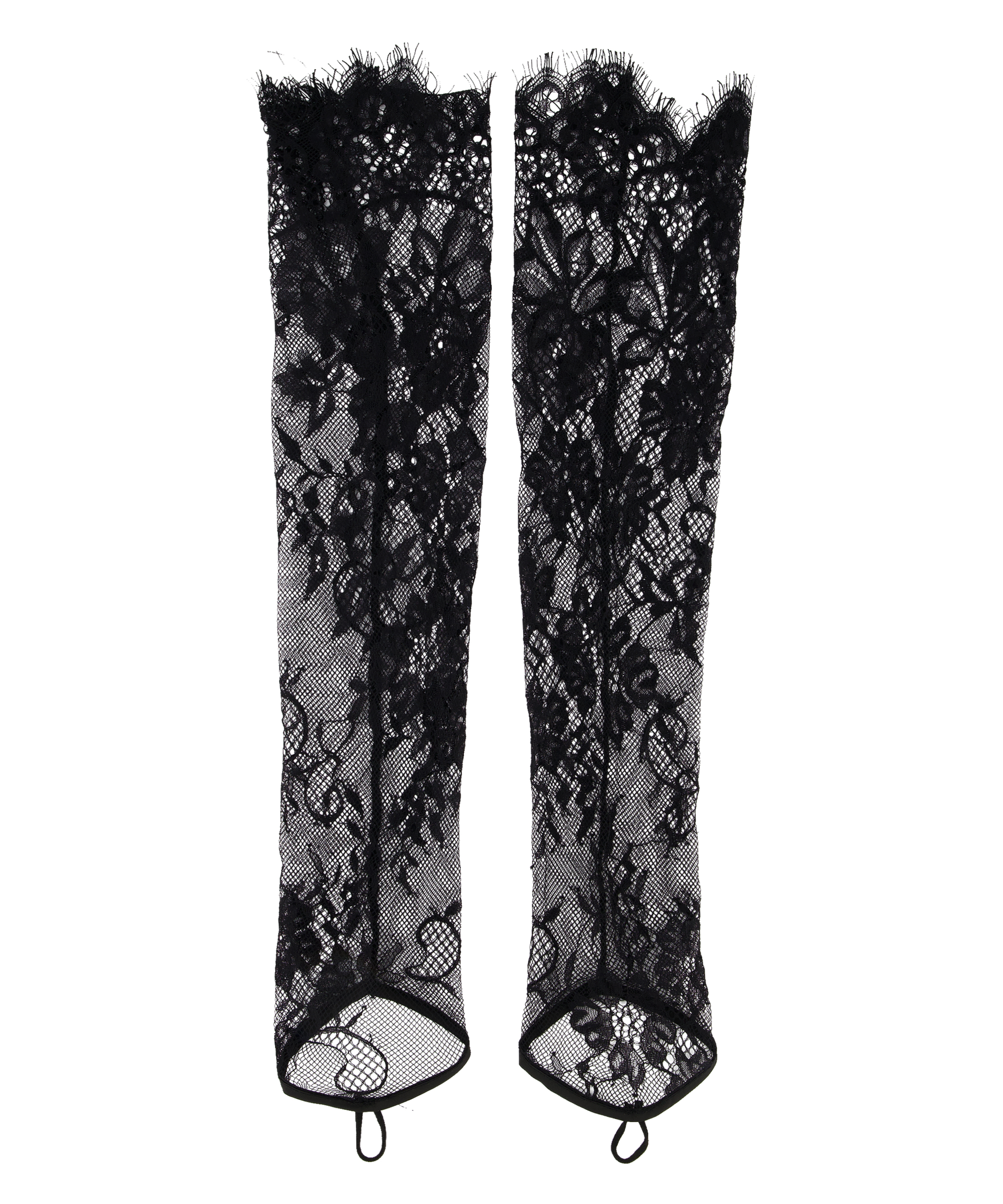 Koronkowe rękawiczki, Czarny, main