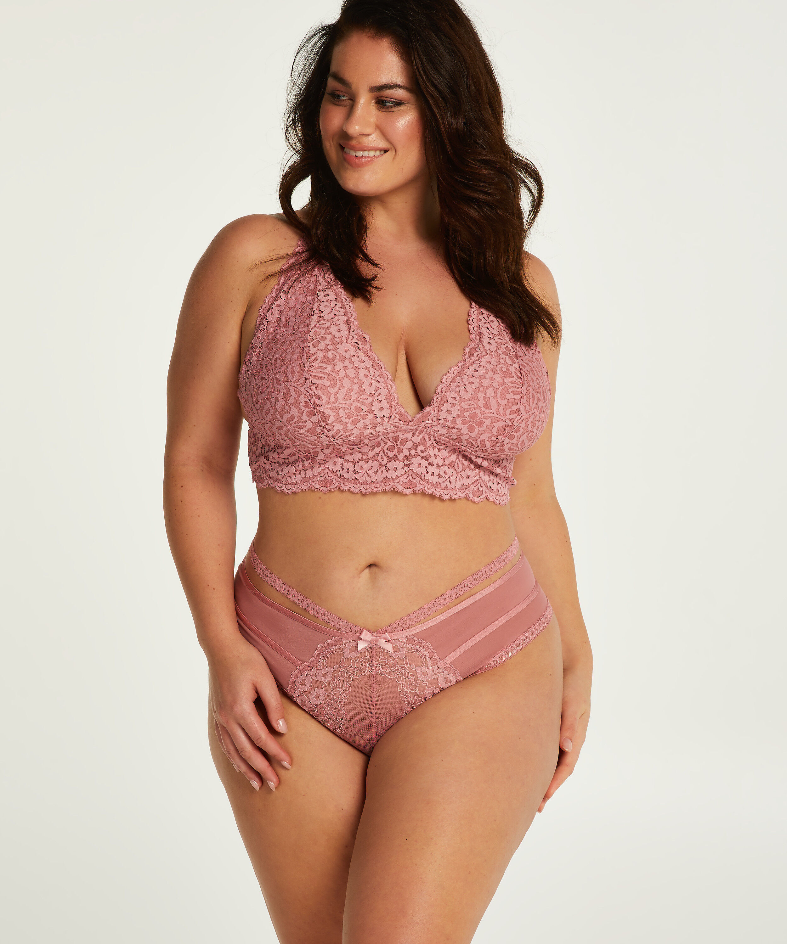 Stringi Curvy Lorraine, Fioletowy