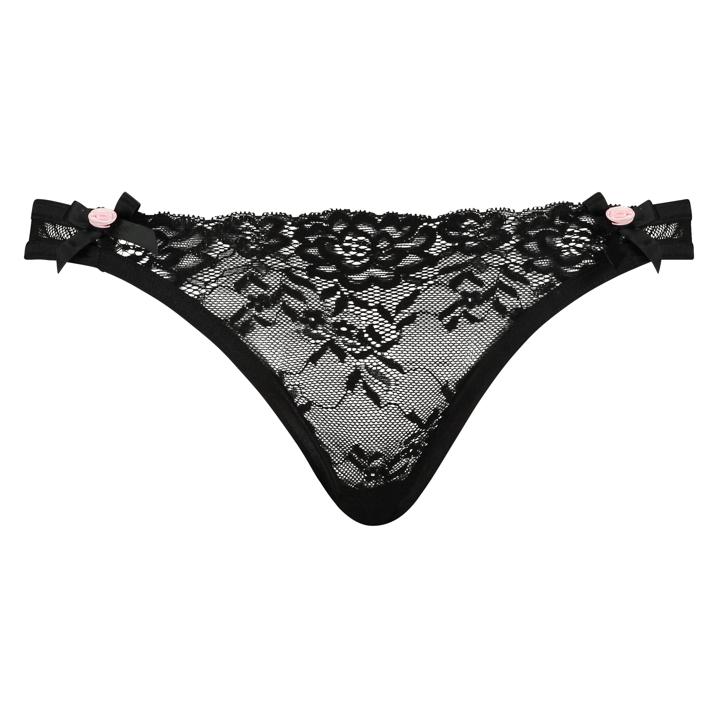 Knickers Cleo tanga, Czarny, main