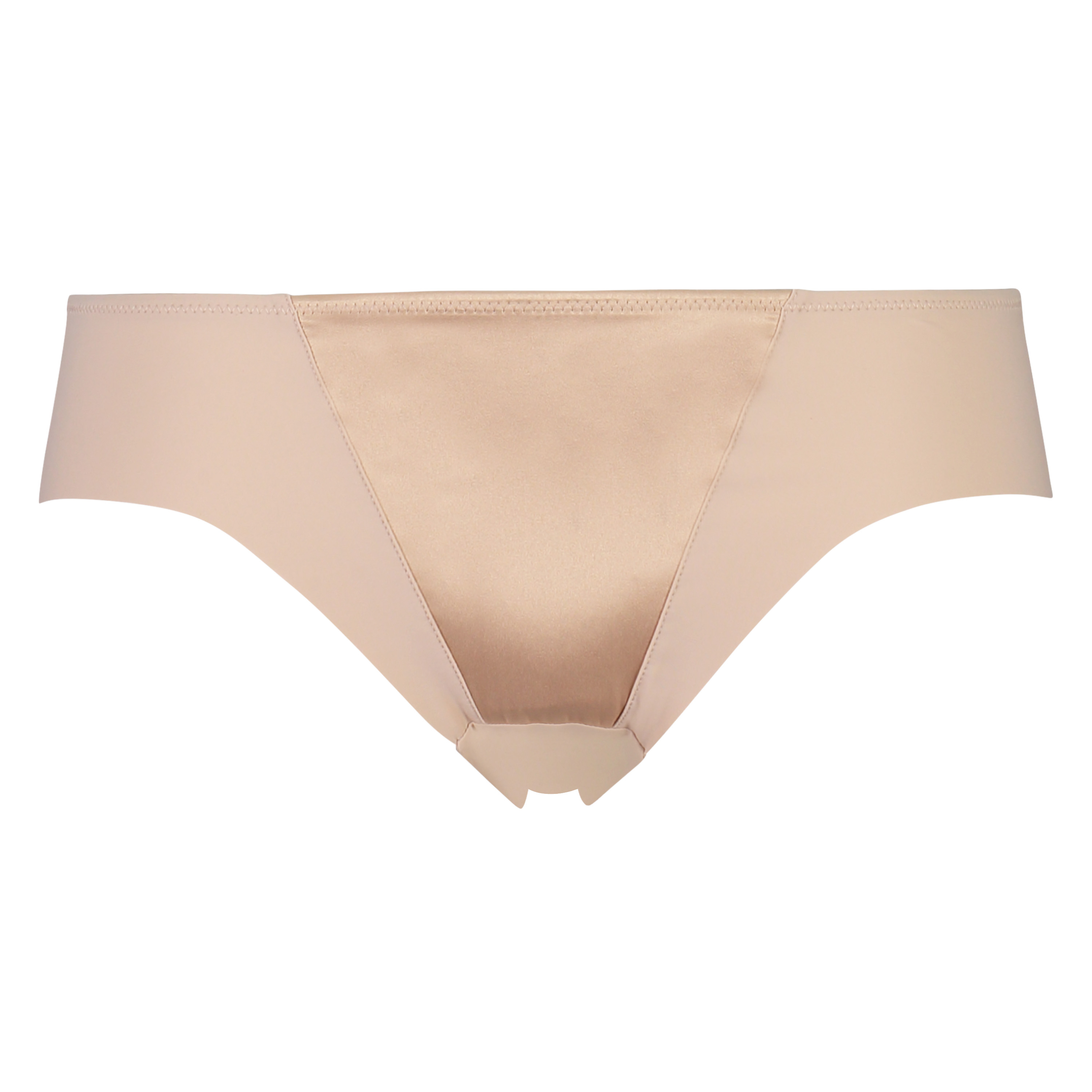 Satin Fleece Brief, Beżowy, main