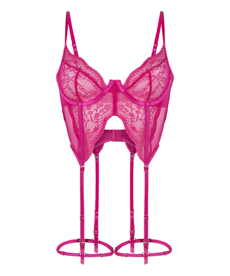 Gorset Isabelle, R&oacute;żowy