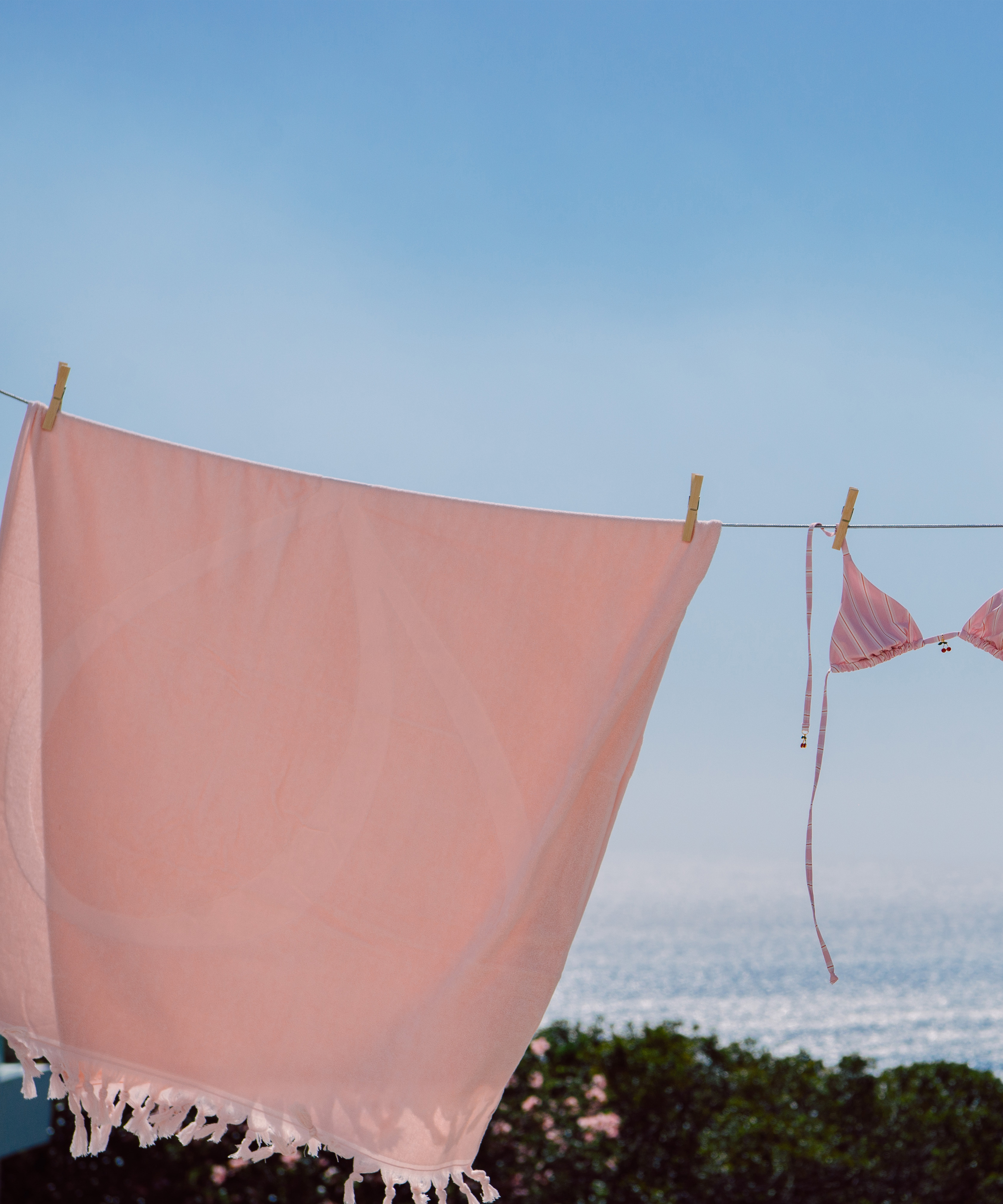 BRANDED COTTON TOWEL, R&oacute;żowy, main