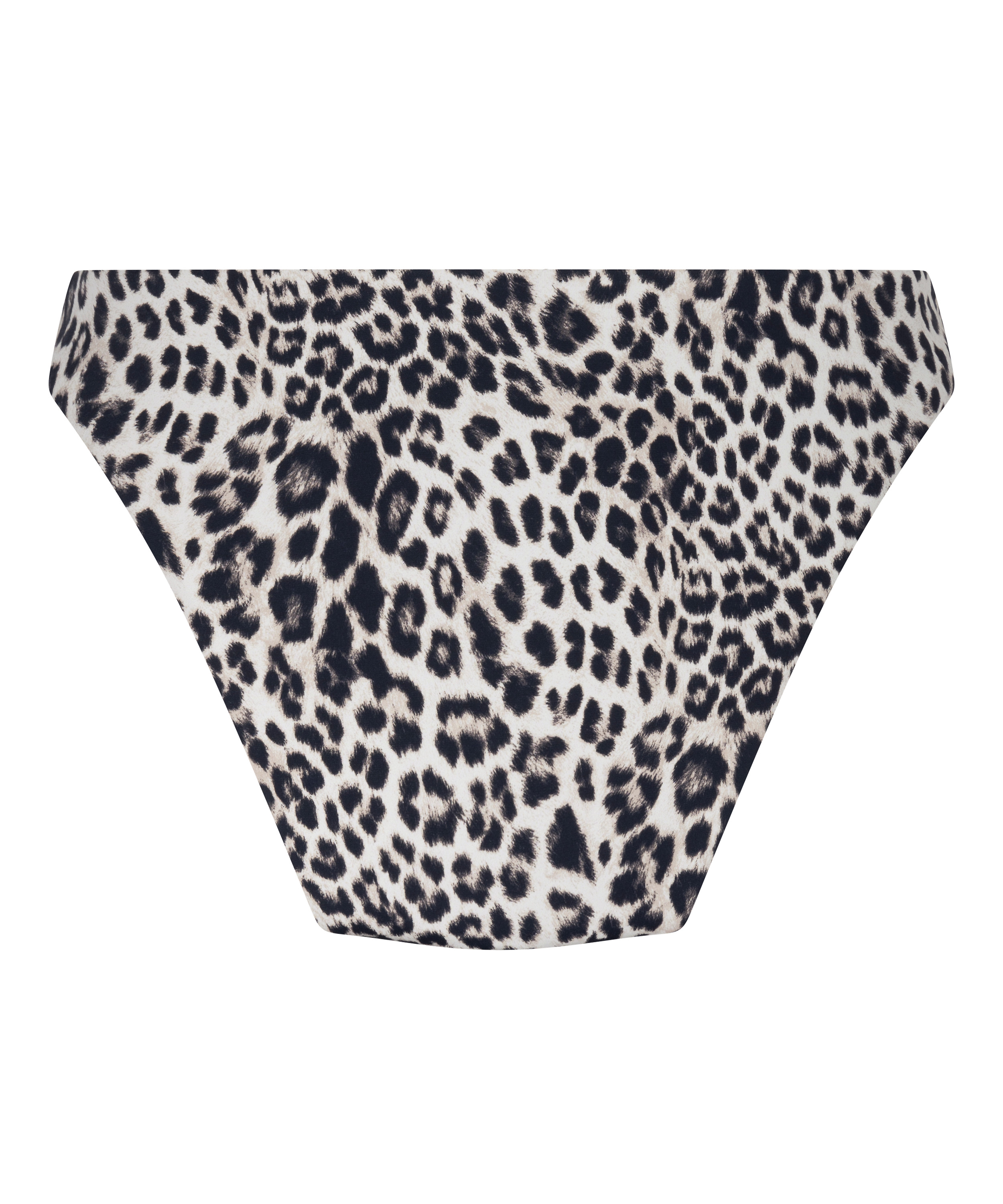 Figi Bikini Highleg Leopard, Czarny, main