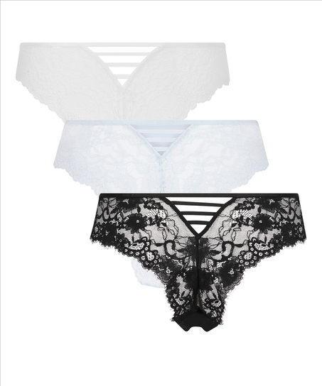 Brazyliany Belle 3 pary, Czarny