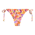 Majtki Bikini Wysoko Krojona Tiki, Pomarańczowy