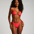 Majtki Bikini Wysoko Krojona Doha, Czerwony