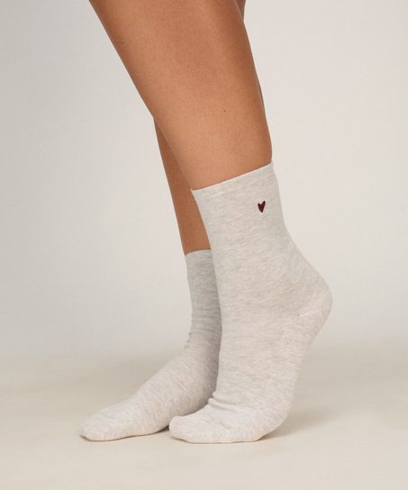 Skarpety 3 Pair Cotton, Biały