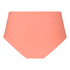 Wysokie Modelujące Majtki Bikini Luxe, Pomarańczowy