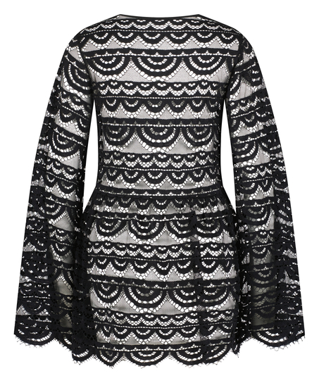 Sukienka plażowa, Czarny