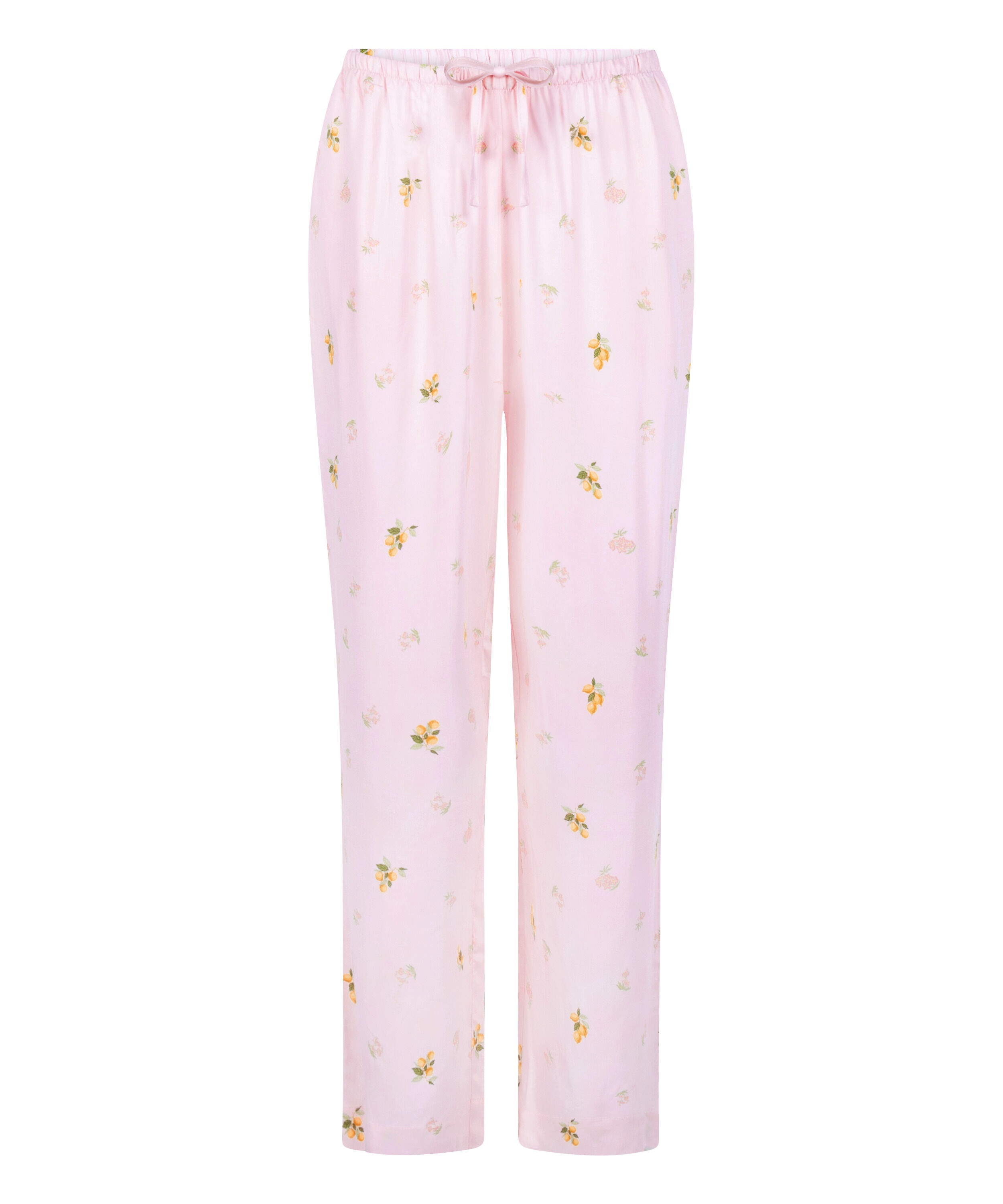 Spodnie z satyny, R&oacute;żowy