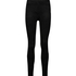 Legginsy welurowe, Czarny