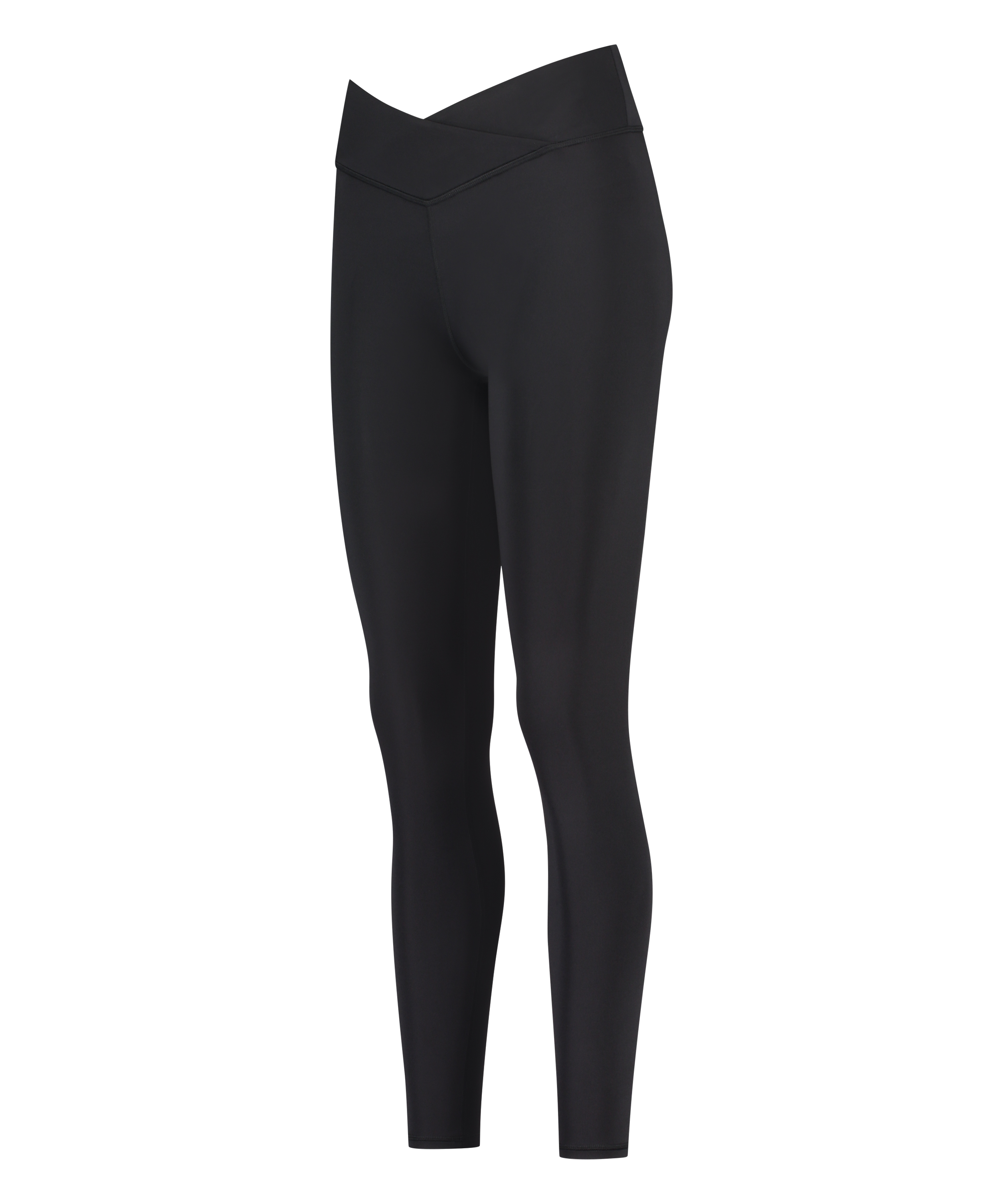 Legginsy z wysokim stanem, Czarny, main