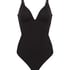 Nieusztywniane Body Smooth, Czarny