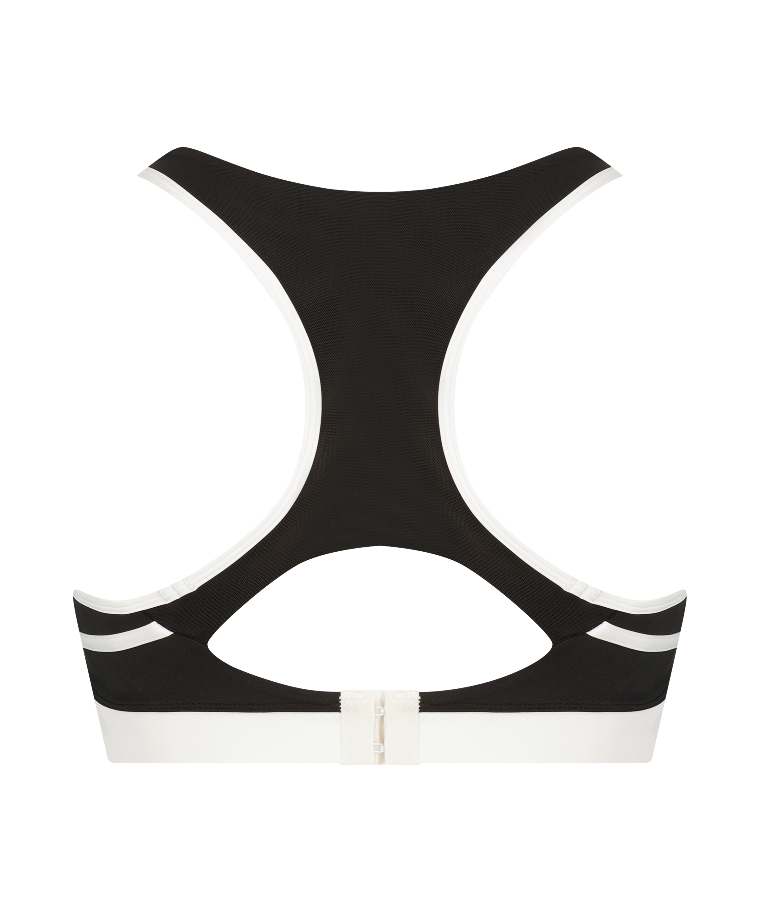 Sportowy biustonosz HKMX The Spirit - poziom 2, Czarny, main